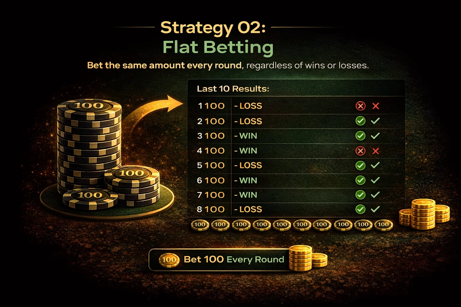 Strategy 02 Flat Betting