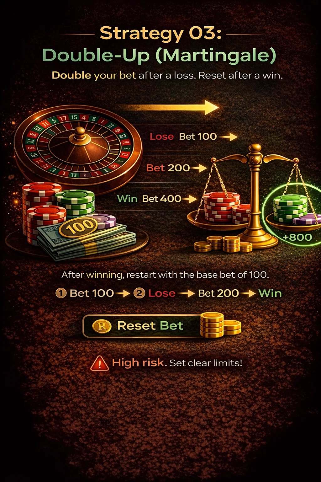 Strategy 03 Double Up (Martingale) mobile