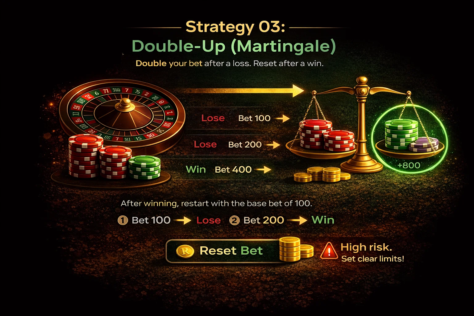 Strategy 03 Double Up (Martingale)